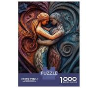 Jigsaw Puzzle1000 Pieces Wooden Wall Art Decor-1 Adult Jigsaw Relaxing Games Staycation Kill Time Unique Gifts for Birthday And Christmas 38x26cm/1000pcs