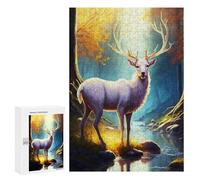 Jigsaw Puzzle300 PCS Enchanted Forest Majesty Puzzle for Adults Relaxing Games Improve Memory Unique Gifts for Birthday And Christmas 300 PCS