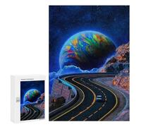 Jigsaw Puzzle300 PCS Galactic Highway to Nowhere Puzzle for Adults Relaxing Games Improve Memory Unique Gifts for Birthday And Christmas 300 PCS