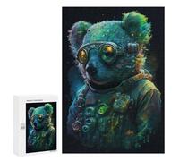 Jigsaw Puzzle300 PCS Steampunk Bear Portrait-2 Puzzle for Adults Relaxing Games Improve Memory Unique Gifts for Birthday And Christmas 300 PCS