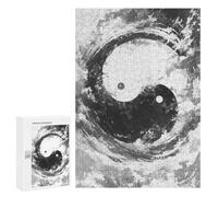 Jigsaw Puzzle300 PCS Veil of Shadows Yin Yang Puzzle for Adults Relaxing Games Improve Memory Unique Gifts for Birthday And Christmas 300 PCS