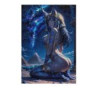 Jigsaw Puzzle38x26cm/1000pcs Egyptian Anime Goddess Adult Jigsaw Puzzle Toy Wall Decor Presents for Women Unique Gifts for Birthday And Christmas 38x26cm/1000pcs