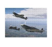 Jigsaw Puzzle38x26cm/1000pcs Planes War Thunder Attack Adult Jigsaw Puzzle Toy Wall Decor Presents for Women Unique Gifts for Birthday And Christmas 38x26cm/1000pcs