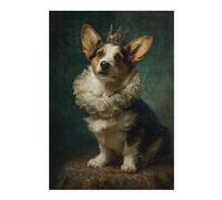 Jigsaw Puzzle38x26cm/1000pcs Royal Corgi Portrait-2 Adult Jigsaw Puzzle Toy Wall Decor Presents for Women Unique Gifts for Birthday And Christmas 38x26cm/1000pcs