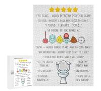 Jigsaw Puzzle500 PCS Funny BATHROOM Reviews Puzzle for Adults Relaxing Games Improve Memory Unique Gifts for Birthday And Christmas 500 PCS