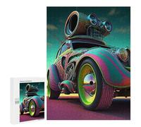 Jigsaw Puzzle500 PCS Hot Rod Dream Car Puzzle for Adults Relaxing Games Improve Memory Unique Gifts for Birthday And Christmas 500 PCS