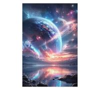Jigsaw Puzzle75x50cm/1000pcs Fantasy Galaxy Reflections -1 Adult Jigsaw Puzzle Toy Wall Decor Presents for Women Unique Gifts for Birthday And Christmas 75x50cm/1000pcs