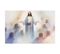 Jigsaw Puzzle75x50cm/1000pcs Jesus with His Disciples Adult Jigsaw Puzzle Toy Wall Decor Presents for Women Unique Gifts for Birthday And Christmas 75x50cm/1000pcs