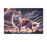 Jigsaw Puzzle75x50cm/1000pcs Thundering Canine Majesty -26 Adult Jigsaw Puzzle Toy Wall Decor Presents for Women Unique Gifts for Birthday And Christmas 75x50cm/1000pcs