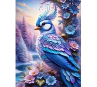 Jigsaw Puzzles 100 piece,Puzzles for Adults,Challenging Educational Family Activity Games Home Decoration Puzzle Woodland Flowers Birds 15.6 x 11 inch