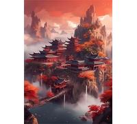 Jigsaw Puzzles 100 Pieces(40 x 28 cm) Puzzles for Adults,Challenging Educational Family Activity Games Home Decoration Puzzle(Classical Palace Scenery)