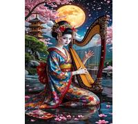 Jigsaw Puzzles 100 Pieces(40 x 28 cm) Puzzles for Adults,Challenging Educational Family Activity Games Home Decoration Puzzle(Classical Kunghou Woman)