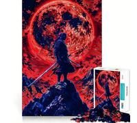 Jigsaw Puzzles 1000 Blood-Moon Sentinel Seamless Edge Play, Thinking Fun Game, Idle Fun Time, Xmas Art Gift (38x52cm)