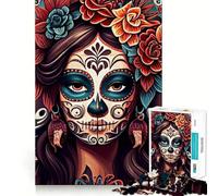 Jigsaw Puzzles 1000 Celebrating Life And Death Accurate Cut Art Mental Skill Game Easy Play Game Xmas Art Gift (50x75cm)