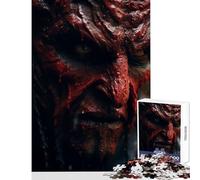 Jigsaw Puzzles 1000 Closeup of A Devil Jigsaw Puzzles for Adults Difficult Challenge Help The Brain Exercise Christmas Birthday Gifts (38x52cm)