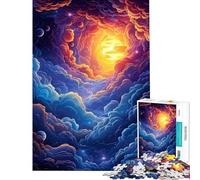 Jigsaw Puzzles 1000 Cosmic Dawn Help The Brain Exercise Family Activities Practical Game for 14+ Puzzle Game Offered (50x75cm)