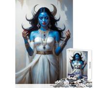 Jigsaw Puzzles 1000 Divine Kali Maa Jigsaw for Teenagers Staycation Kill Time Challenging To Complete Stress Reduction Gifts (50x75cm)