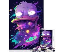 Jigsaw Puzzles 1000 Duck Galaxy Jigsaw Puzzles for Adults Difficult Challenge Help The Brain Exercise Christmas Birthday Gifts (38x26cm)
