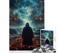 Jigsaw Puzzles 1000 God Descent Into Madness Jigsaw for Teenagers Staycation Kill Time Challenging To Complete Stress Reduction Gifts (38x26cm)