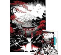 Jigsaw Puzzles 1000 Japan Landscape Fun Activities at Home Tough Challenge Impossible Game for And from 14 Years And over (38x52cm)