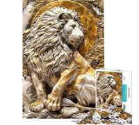 Jigsaw Puzzles 1000 Noble Metal Monarch Jigsaw for Teenagers Staycation Kill Time Challenging To Complete Stress Reduction Gifts (Size 38x26cm)