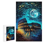 Jigsaw Puzzles 1000 PCS Colosseum of Rome Painting Teenagers Puzzles Relax Games Difficult Challenge Unique Birthday And Xmas Gifts 1000 PCS