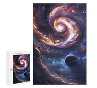 Jigsaw Puzzles 1000 PCS Cosmic Spiral Galaxy-2 Jigsaws for Adults Puzzle But Fun And Humorous Every Piece Is Unique - Family Fun & Game Night 1000 PCS