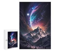Jigsaw Puzzles 1000 PCS Everest Celestial Peaks Teenagers Puzzles Relax Games Difficult Challenge Unique Birthday And Xmas Gifts 1000 PCS