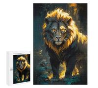 Jigsaw Puzzles 1000 PCS for Adults A Lion Surveys Its Domain Adult Jigsaw Puzzle Toy Wall Decor Analysis And Logic Challenging To Complete 1000 PCS