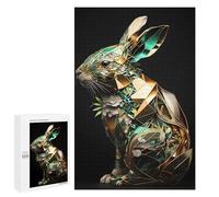Jigsaw Puzzles 1000 PCS for Adults Abstract Geometric Rabbit Puzzles for Adults Fun Games Staycation Kill Time for Birthday, Chrismas 1000 PCS