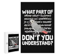 Jigsaw Puzzles 1000 PCS for Adults African Grey Parrot Adult Puzzles Family Games Hand Speed Race Gifts for Friends And Family 1000 PCS