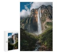 Jigsaw Puzzles 1000 PCS for Adults Angel Falls Amazon Rainforest Puzzles for Teenagers Family Activities Educational Challenge Challenging Game And Family Play 1000 PCS