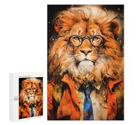 Jigsaw Puzzles 1000 PCS for Adults Animal Lion Adult Jigsaw Puzzle Toy Wall Decor Analysis And Logic Challenging To Complete 1000 PCS