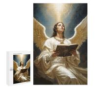 Jigsaw Puzzles 1000 PCS for Adults Archangel Uriel in Divine Light Teenagers Puzzles Hands-on Game Precision Cutting Help The Brain Exercise 1000 PCS