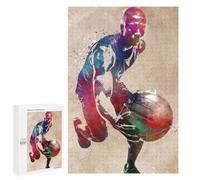 Jigsaw Puzzles 1000 PCS for Adults Basketball Sport Art Adult Jigsaw Puzzle Toy Wall Decor Analysis And Logic Challenging To Complete 1000 PCS