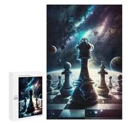 Jigsaw Puzzles 1000 PCS for Adults Battle of Kings Chess Teenagers Puzzles Hands-on Game Precision Cutting Help The Brain Exercise 1000 PCS