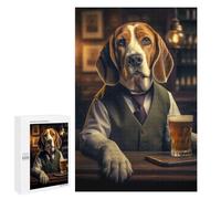 Jigsaw Puzzles 1000 PCS for Adults Beagle in The Pub Teenagers Puzzles Toy Wall Decor Perfect Decoration Challenging To Complete 1000 PCS