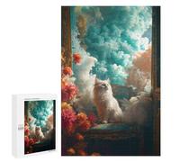 Jigsaw Puzzles 1000 PCS for Adults Celestial Whiskers Adult Jigsaw Puzzle Toy Wall Decor Analysis And Logic Challenging To Complete 1000 PCS