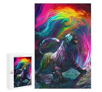 Jigsaw Puzzles 1000 PCS for Adults Chasing Rainbows Puzzles for Adults Fun Games Staycation Kill Time for Birthday, Chrismas 1000 PCS