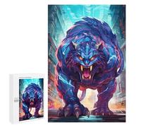 Jigsaw Puzzles 1000 PCS for Adults City Monster Unleashed -1 Jigsaw for Adults Anti-Stress Toys A Work of Art Great Gift for Gaming 1000 PCS