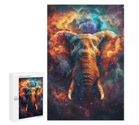 Jigsaw Puzzles 1000 PCS for Adults Cosmic Elephant Dream Teenagers Puzzles Toy Wall Decor Perfect Decoration Challenging To Complete 1000 PCS