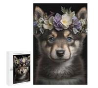 Jigsaw Puzzles 1000 PCS for Adults Cute Baby Fluffy Wolf Adult Puzzles Family Games Hand Speed Race Gifts for Friends And Family 1000 PCS