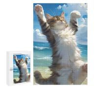 Jigsaw Puzzles 1000 PCS for Adults Cute Cats Feelings Puzzles for Adults Fun Games Staycation Kill Time for Birthday, Chrismas 1000 PCS