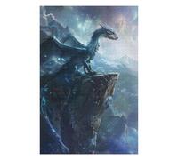 Jigsaw Puzzles 1000 PCS for Adults Dragon On The Cliff Edge Adult Jigsaw Toy Wall Decor Difficult Challenge Great Gift for Gaming 1000 PCS