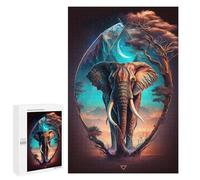 Jigsaw Puzzles 1000 PCS for Adults Elephant Magic Kingdom Puzzles for Adults Fun Games Staycation Kill Time for Birthday, Chrismas 1000 PCS