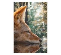 Jigsaw Puzzles 1000 PCS for Adults Fox Butterfly Reflection Adult Jigsaw Toy Wall Decor Difficult Challenge Great Gift for Gaming 1000 PCS