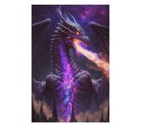 Jigsaw Puzzles 1000 PCS for Adults Galactic Dragon Breath Artwork -3 Adult Jigsaw Toy Wall Decor Difficult Challenge Great Gift for Gaming 1000 PCS