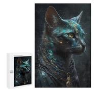 Jigsaw Puzzles 1000 PCS for Adults Galactic Feline Guardian Jigsaw for Adults Anti-Stress Toys A Work of Art Great Gift for Gaming 1000 PCS