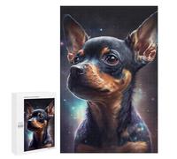 Jigsaw Puzzles 1000 PCS for Adults Galactic Pup Portrait -1 Jigsaw for Adults Anti-Stress Toys A Work of Art Great Gift for Gaming 1000 PCS