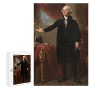 Jigsaw Puzzles 1000 PCS for Adults George Washington Portrait Teenagers Puzzles Toy Wall Decor Perfect Decoration Challenging To Complete 1000 PCS
